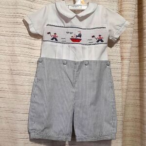 Vintage Little  DIAMONDS  Baby romper size 18M